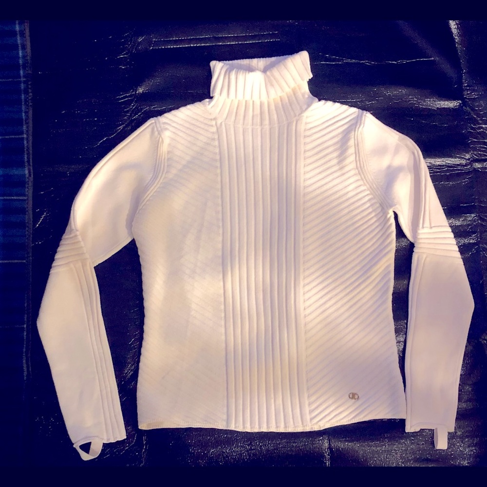 Tory Burch Beige Turtleneck Size L